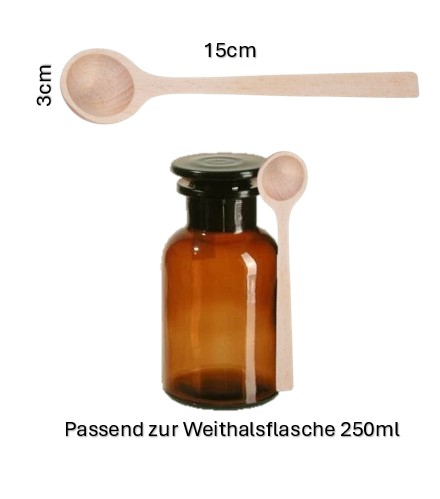 Dosierlöffel aus Buchenholz 15cm