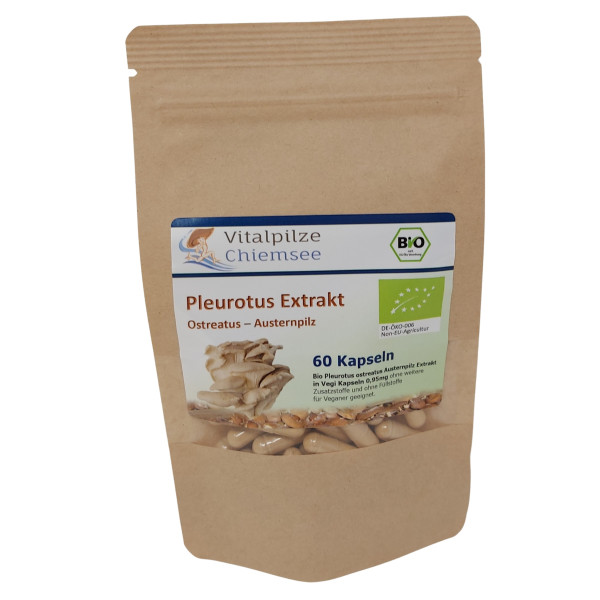 Bio Pleurotus Extrakt Kapseln 60 St.im Doypack