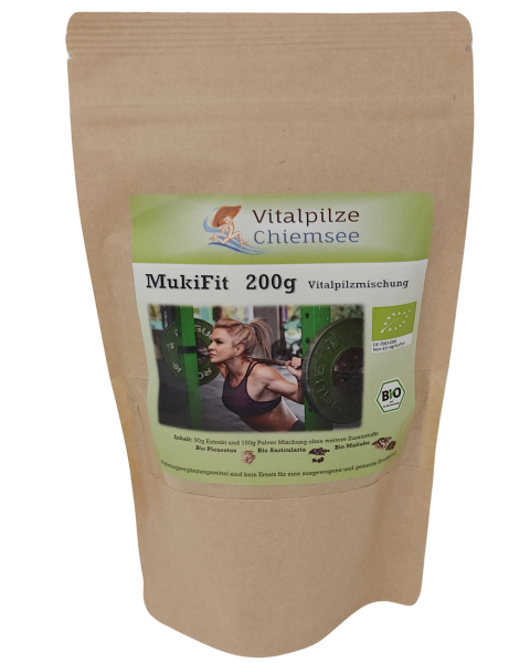 Vitalpilz Mischung MuckiFit200g im Doypack