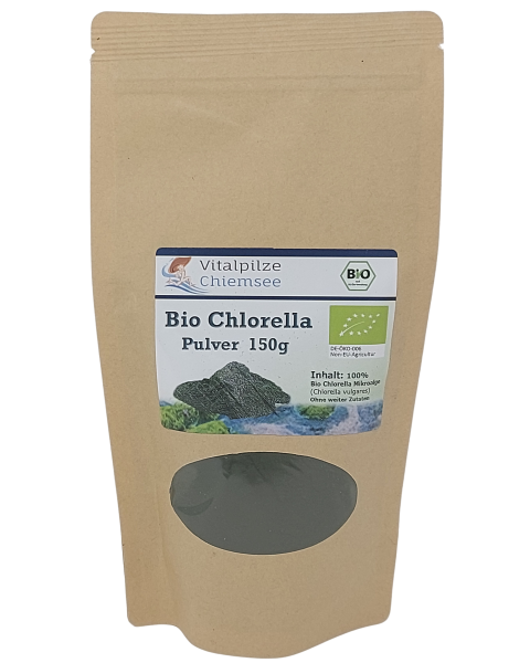 Bio Chlorella vulgaris Pulver 150g