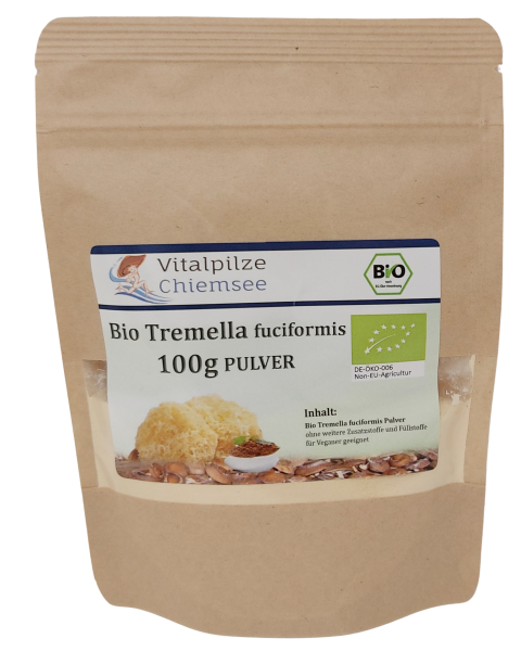 Bio Tremella fuciformi Pulver 100g im Nachfüllpack