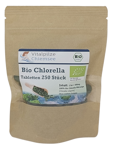 Bio Chlorella vulgaris 250 Presslinge